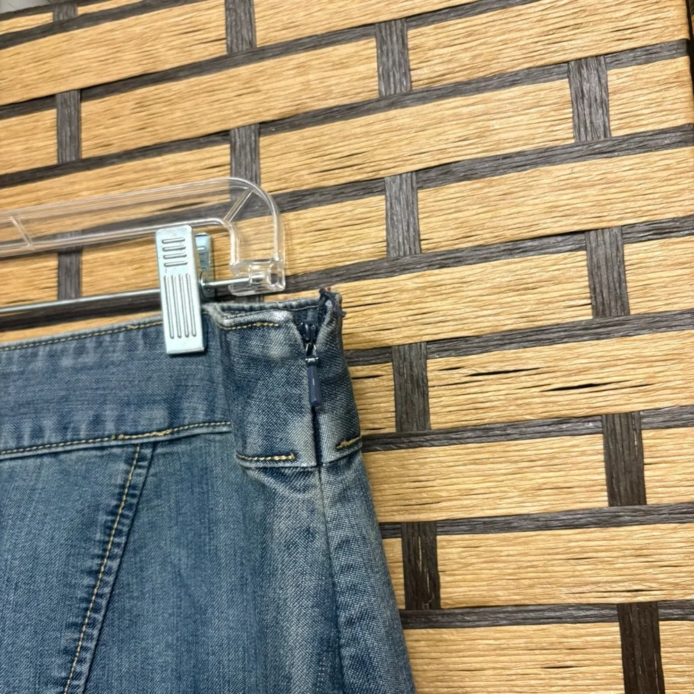 Venezia Denim Ruffle‎ Skirt Size 18